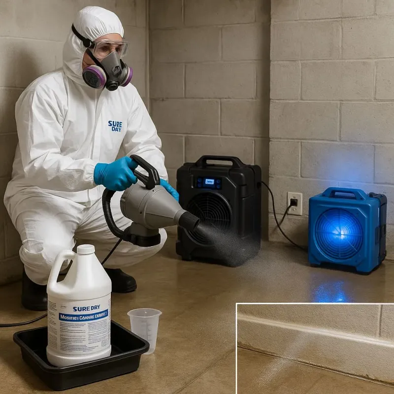 Sanitization and Odor Removal process in Bowie County, TX