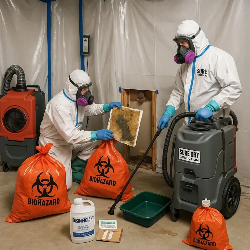 Contaminated Water Handling Protocols process in Bowie County, TX
