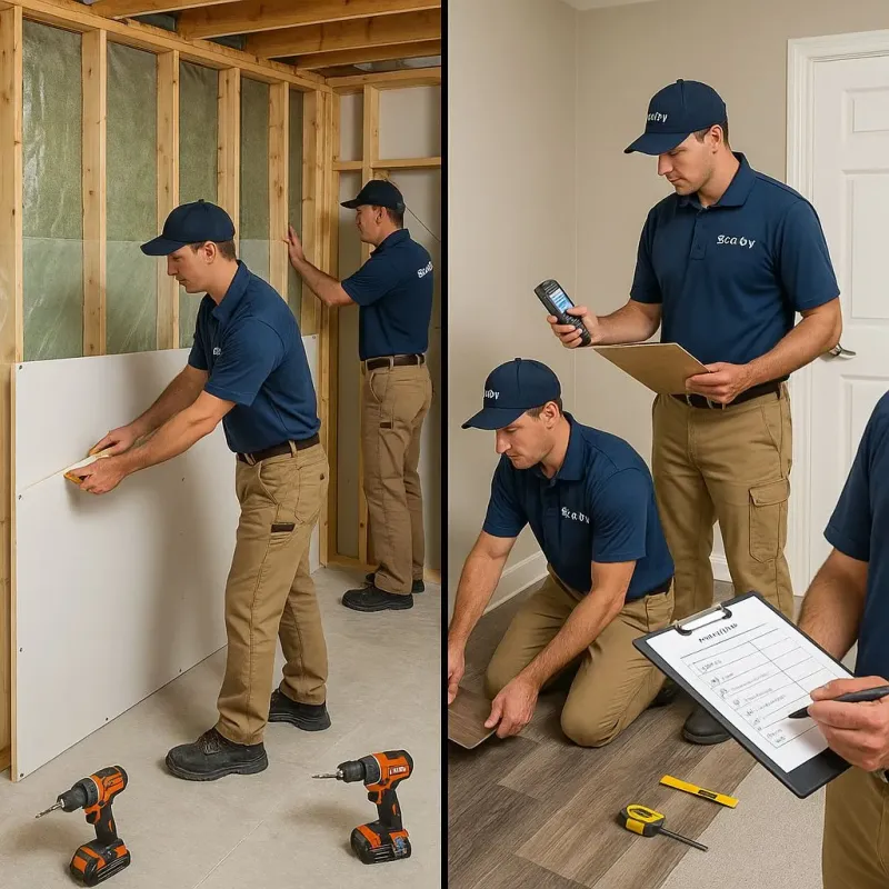 Repairs and Reconstruction process in Bowie County, TX