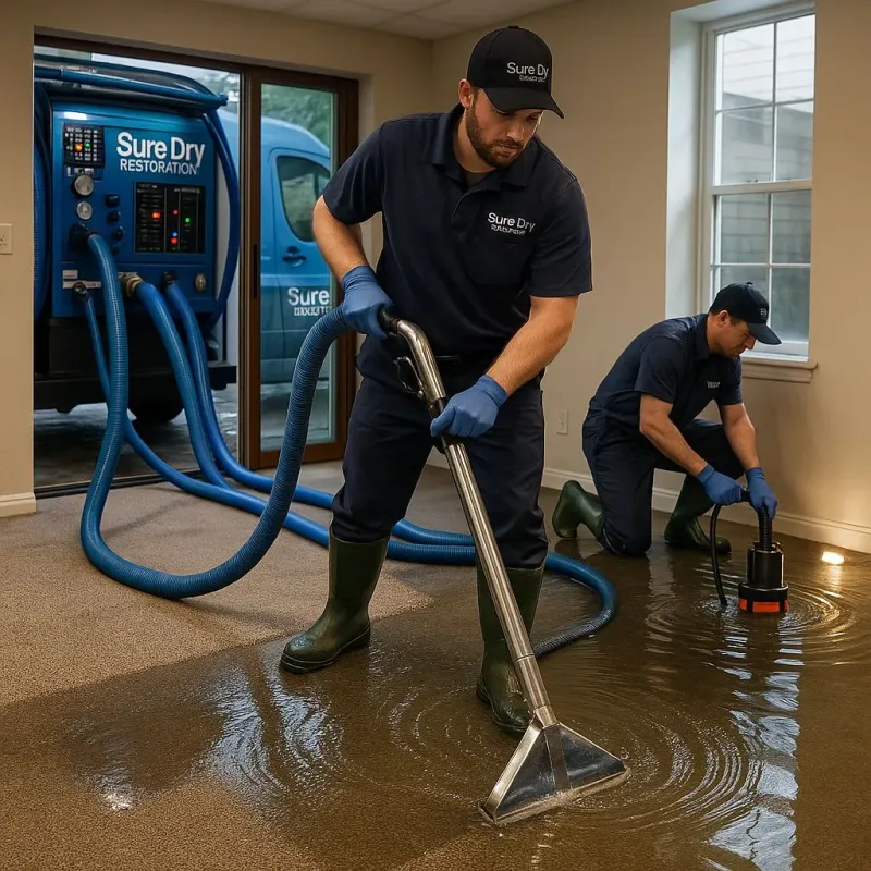Water Extraction and Removal process in Bowie County, TX